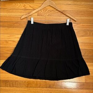 LOFT Elegant Black Mini Skirt